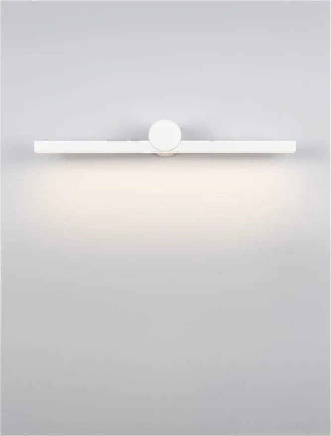 Aplica de perete LED pentru oglinda baie IP54 BREGGO alb, 61cm
