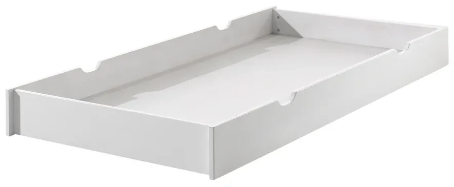 Set Mobilier Cameră Copii ERIK, pat 90x200 cm, dulap cu 3 uși, noptieră și sertar, alb – Vipack
