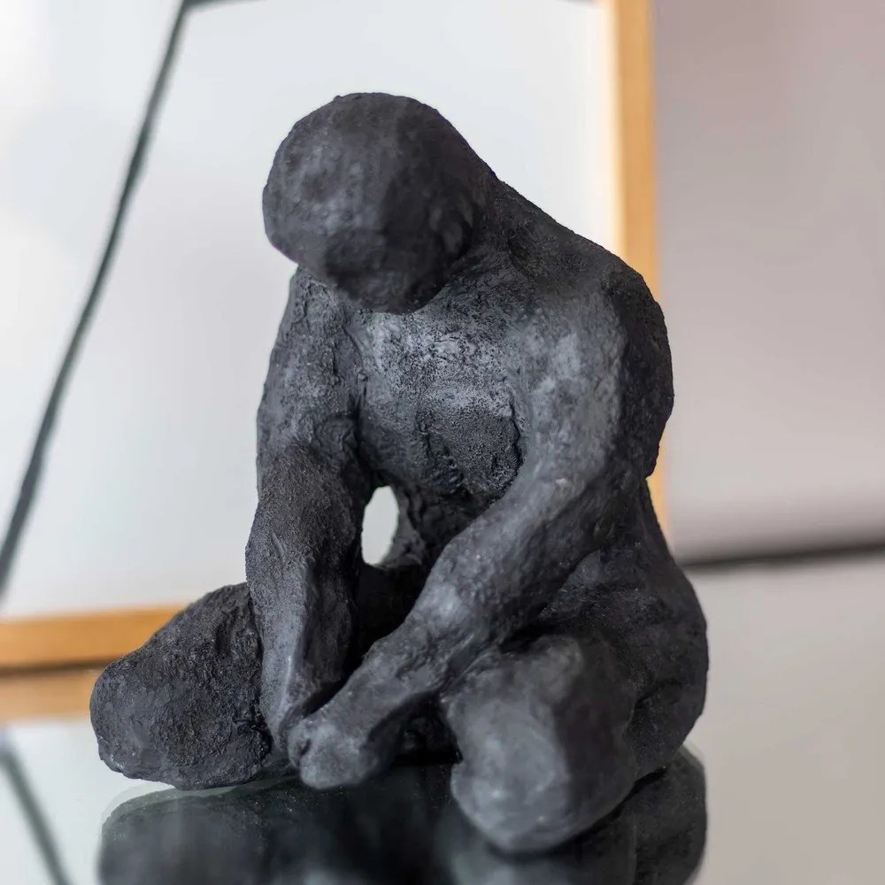 Statuetă din polirășină (înălțime 15 cm) Meditating Man – Mette Ditmer Denmark