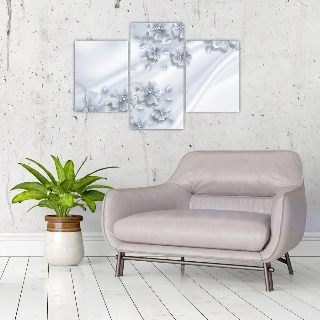 Tablou - Design flori (90x60 cm)