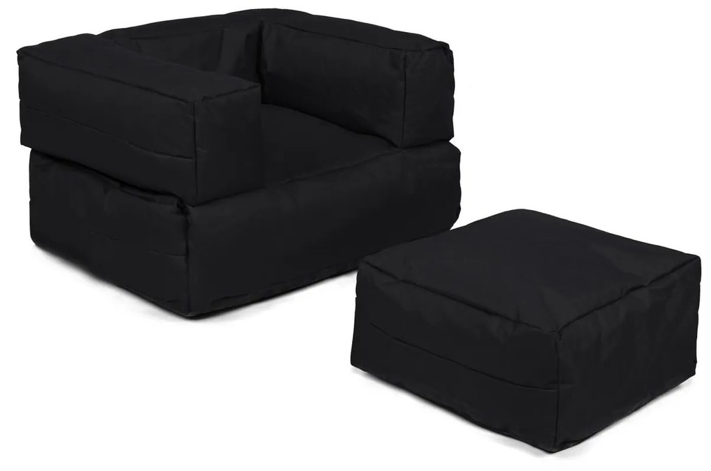 Fotoliu puf Kiddo (Negru). 1101672