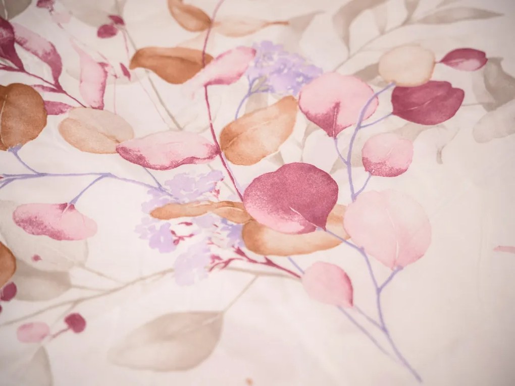 Lenjerie de pat din microfibra FLORANY albă Dimensiune lenjerie de pat: 2 buc 70 x 90 cm | 200 x 220 cm