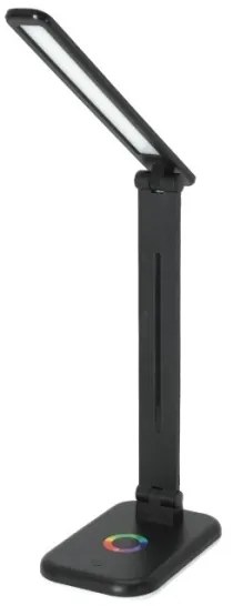 Lampă LED RGBW dimabilă de masă NOBLITE LED/7W/5V 3000/4000/6500K negru