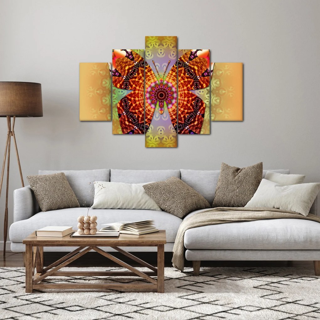 Tablou - Fluture etno (150x105 cm)