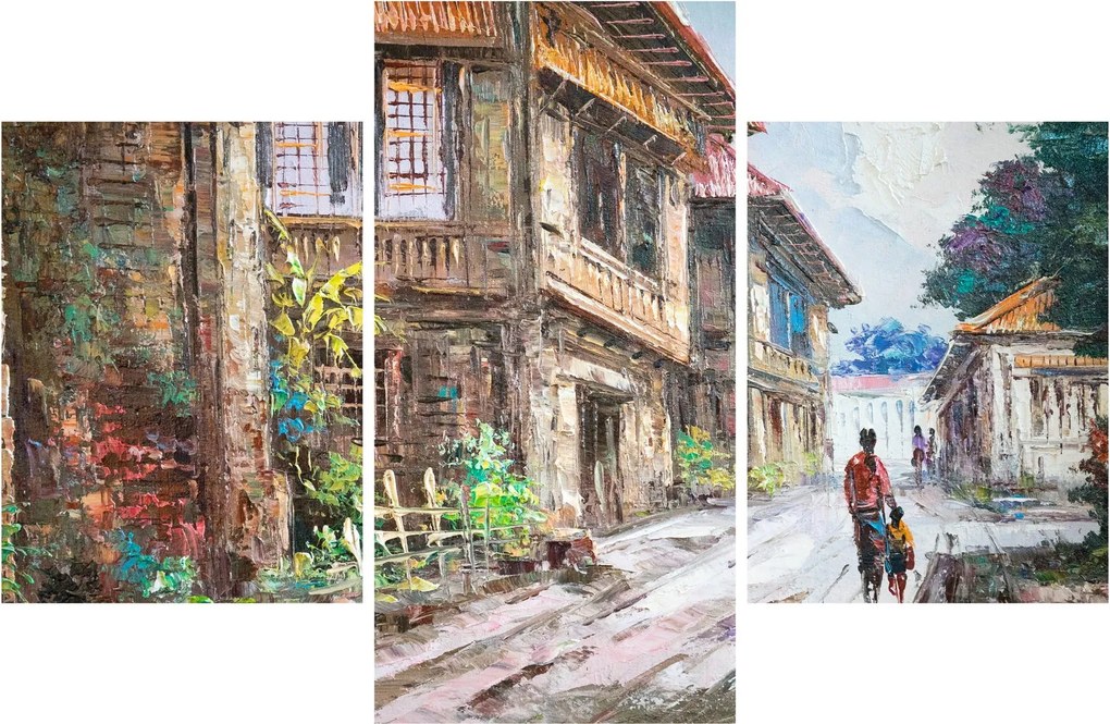 Tablou - Satul filipinez, Asia (90x60 cm)