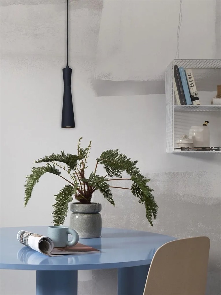 Pendul metal design modern Bordeaux negru