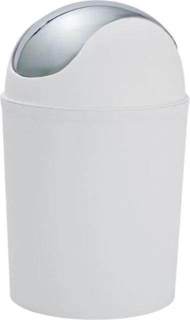 Cos de gunoi pentru baie alb din plastic 4,5 L Vercelli Wenko