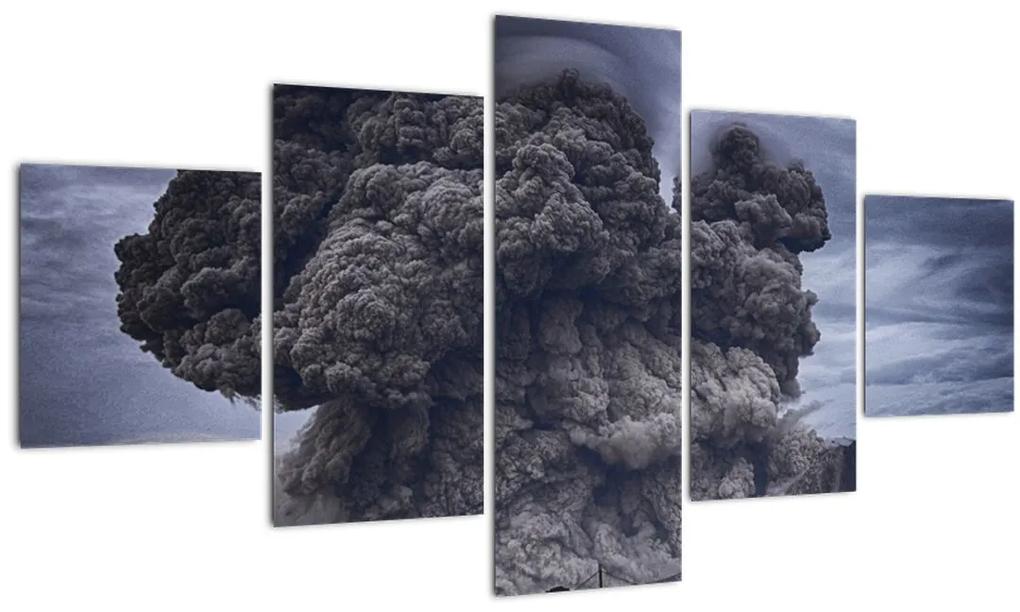 Tablou - Erupție vulcanică (125x70 cm), în 40 de alte dimensiuni noi