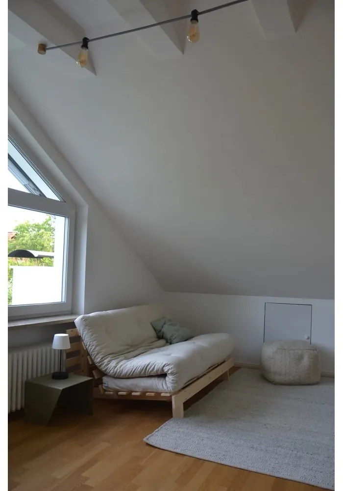 Canapea gri extensibilă 160 cm Roots - Karup Design