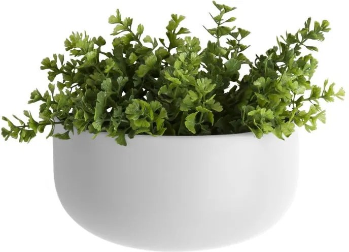 Ghiveci suspendat din ceramică PT LIVING Nest, alb mat