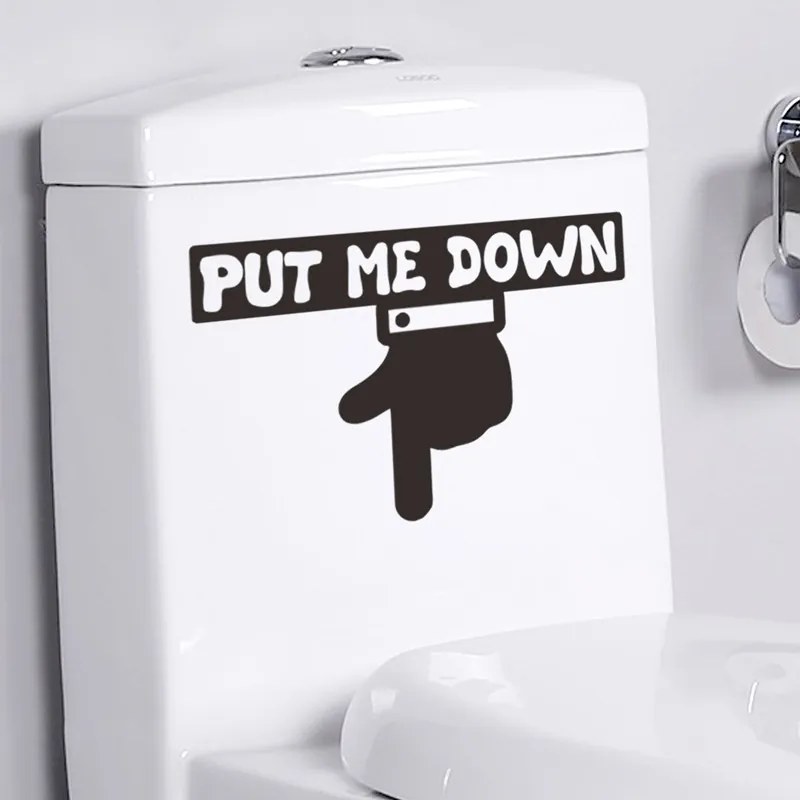Sticker decorativ Put me down 16x25 cm