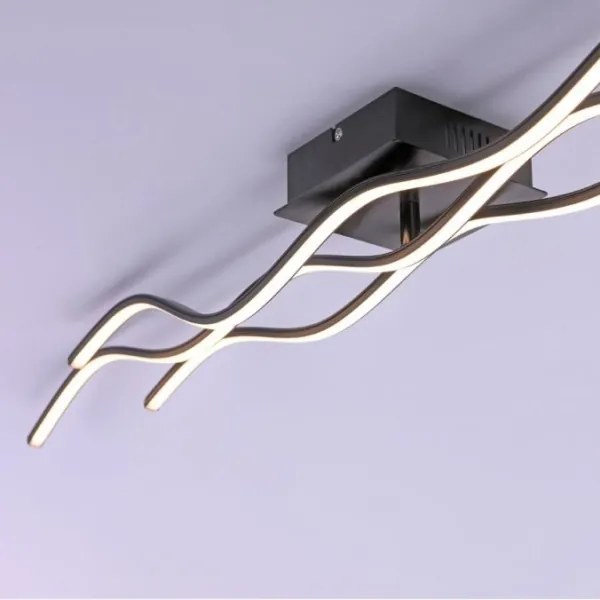 Leuchten Direkt 15167-18-LED Plafonieră aplicată WAWE 2xLED/12,5W/230V+LED/17W