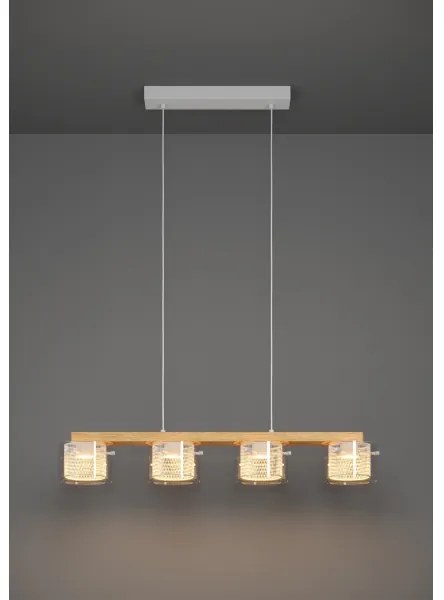 Lustră LED RGBW dimabilă pe cablu Eglo 900881 PORTICO-Z 4xLED/3,7W/230V