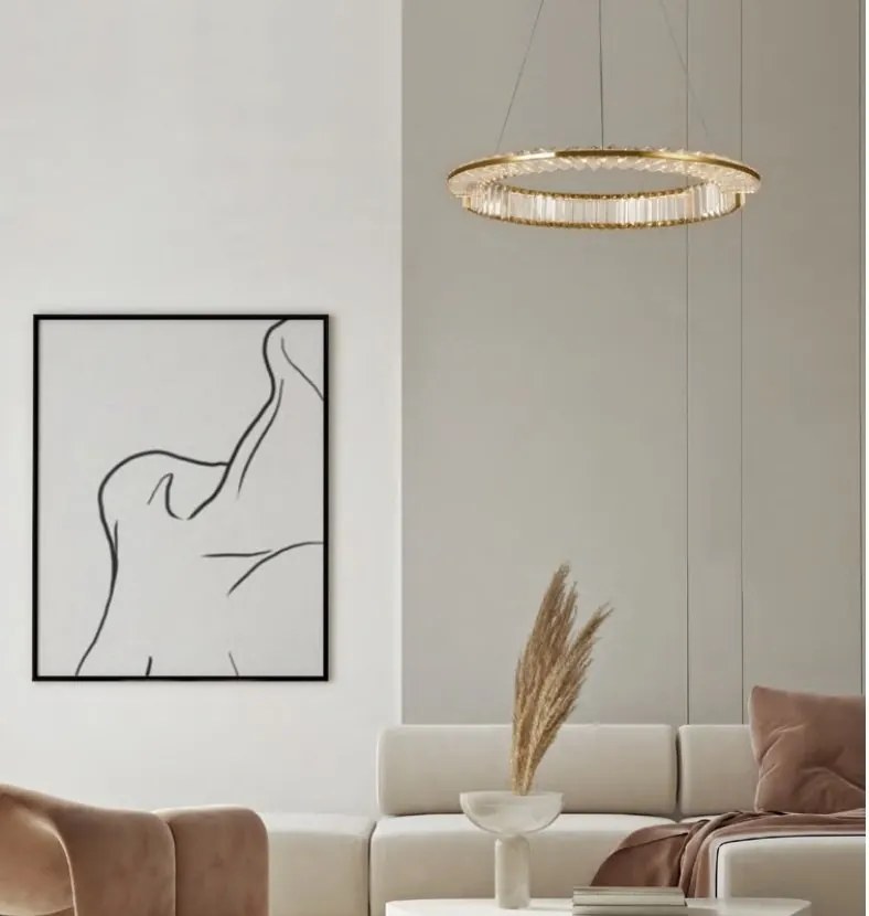 Lustra LED moderna design deosebit Krone 62cm, 4000K
