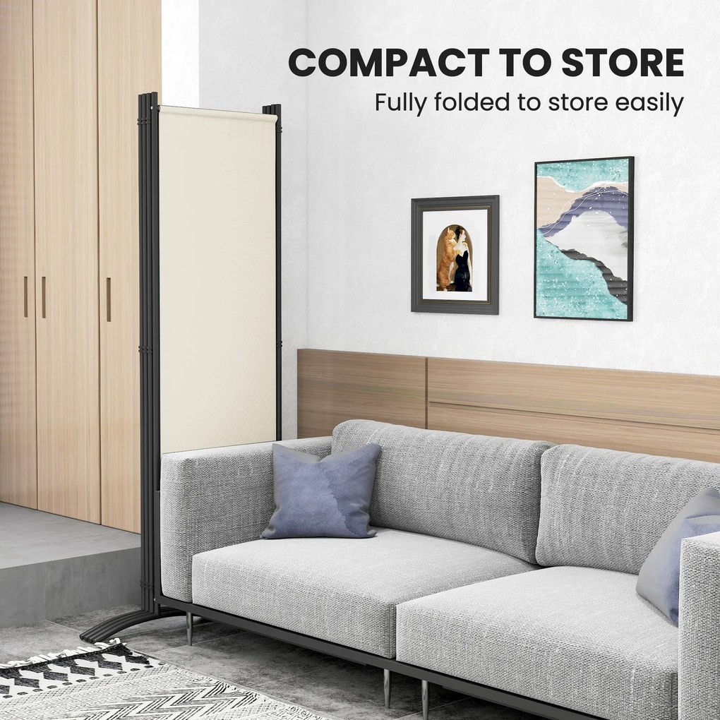 Outsunny Paravan Pliabil de Divizare Camera din 4 Panouri