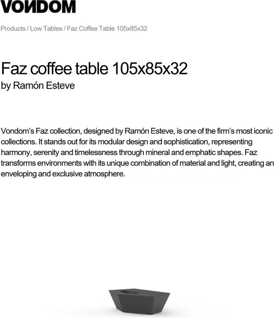 Masuta de cafea lounge FAZ