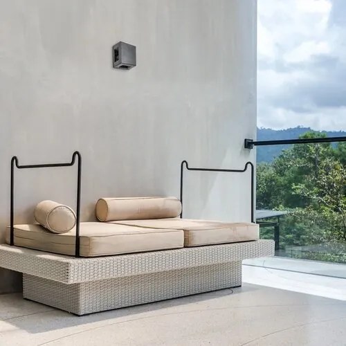 Aplica LED iluminat exterior ambiental IP54 Lippa negru