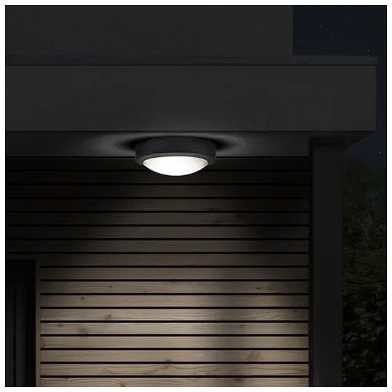 Plafonieră LED de exterior cu senzor SIENA LED/20W/230V IP54 Solight WO781-G-M