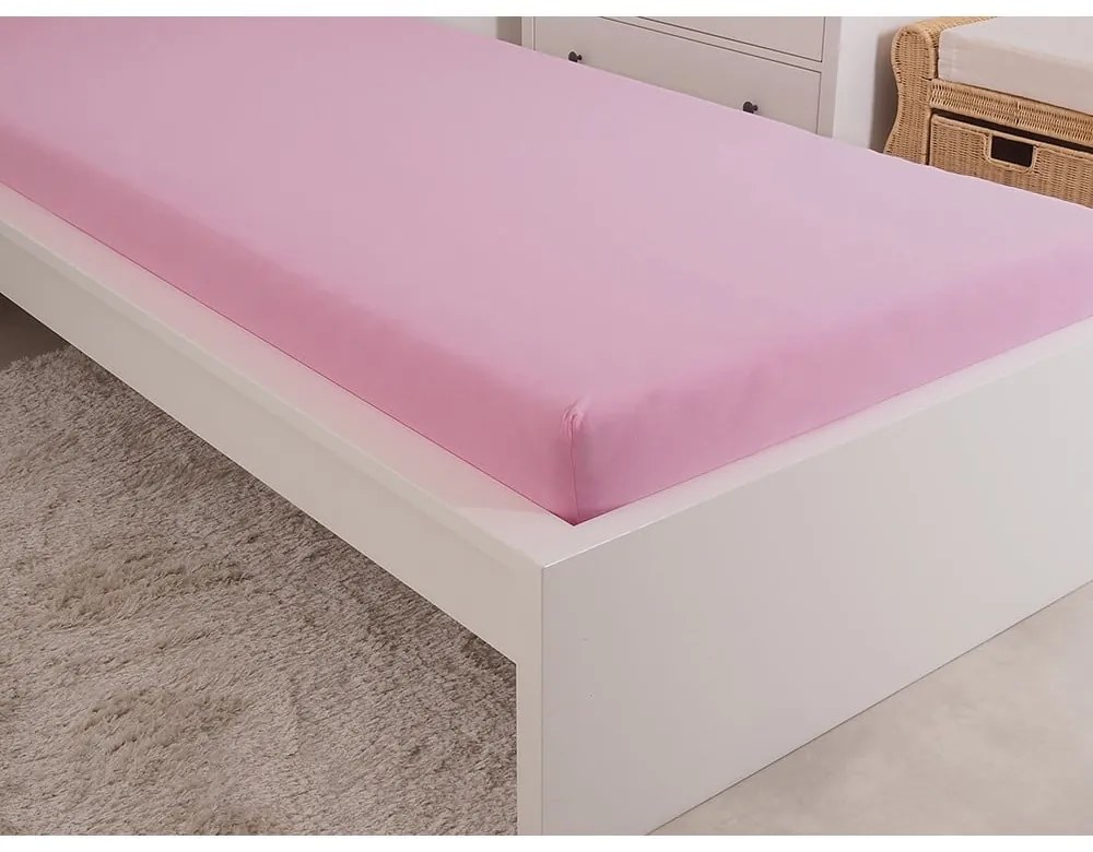 Cearceaf roz 120x200 cm – B.E.S.