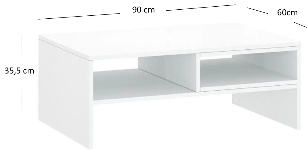 Măsuță cafea Leona (alb). 1053002