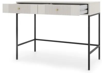 Masă de consolă LUE bej/negru