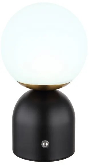 Globo 21006S - Lampă de birou LED tactilă JULSY, dimabilă, 2,5W, neagră