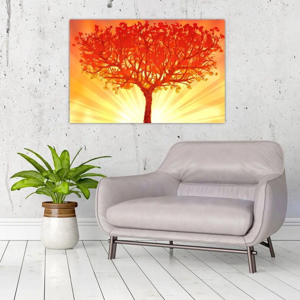 Tablou - Copac în lumina soarelui (90x60 cm)