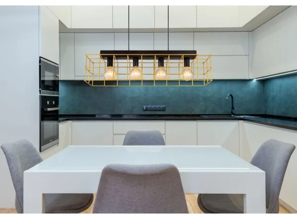 Globo 15530B-4H - Lustră pe cablu MERRIL 4xE27/60W/230V