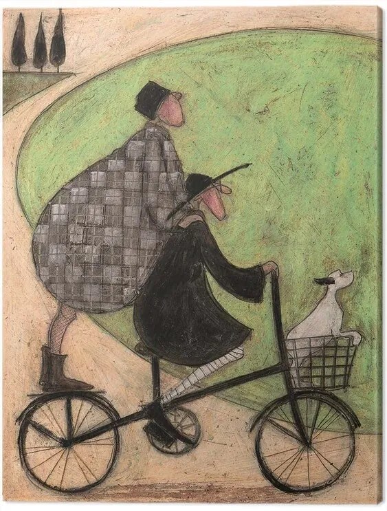 Tablou pe pânză Sam Toft - Double Decker Bike