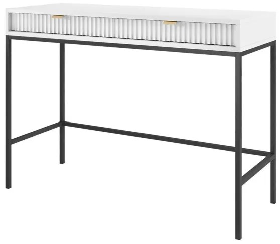 Măsuță laterală NOVA 77x104 cm alb/negru