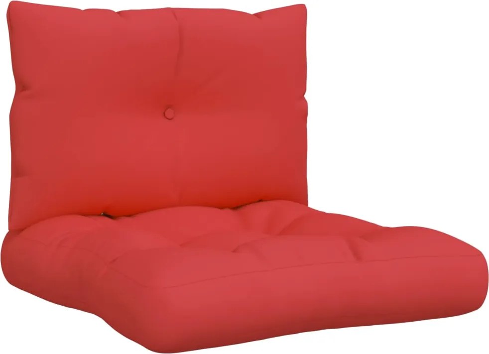 vidaXL Perne de paleți, 2 buc. roșu, material textil