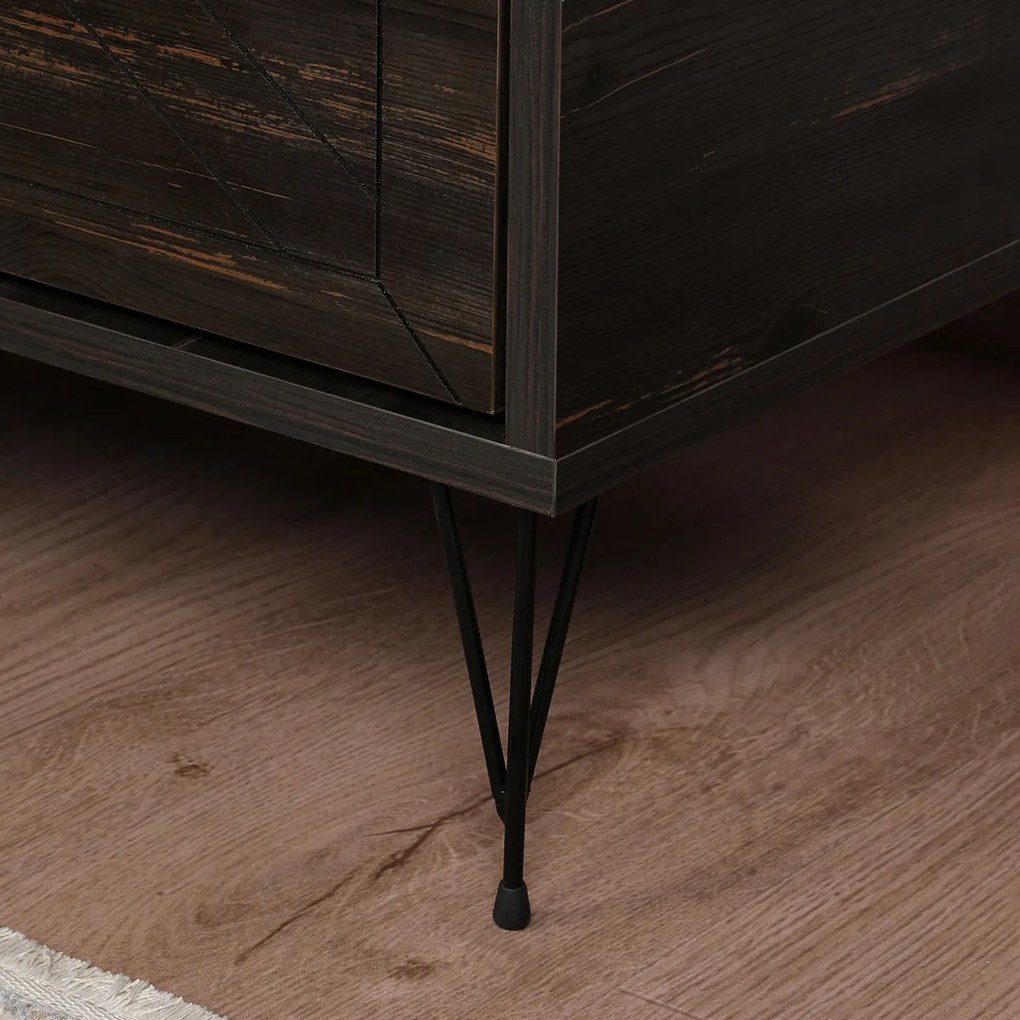 Măsuță de noptieră Luna Dark Brown