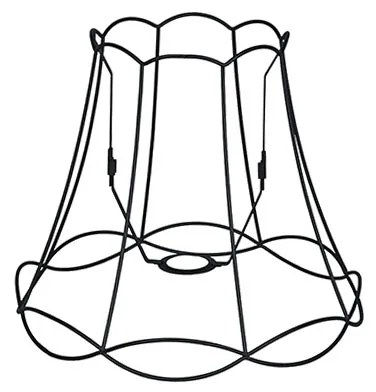 Abajur metalic negru 30/26 - Granny Frame