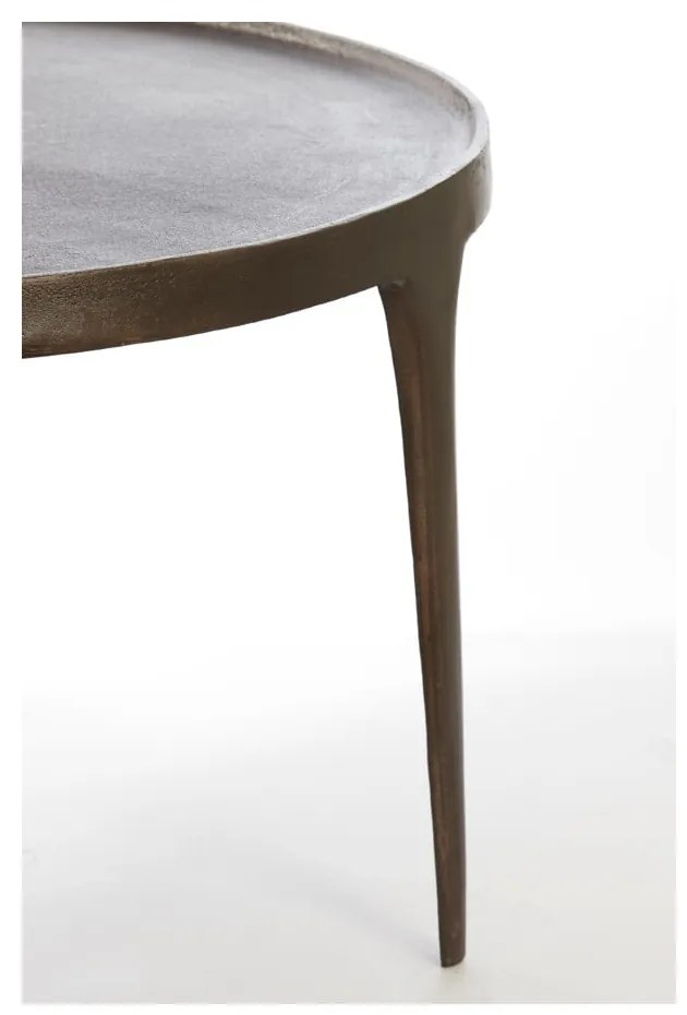 Măsuțe de cafea maro 2 buc. rotunde ø 75 cm Tobias – Light &amp; Living