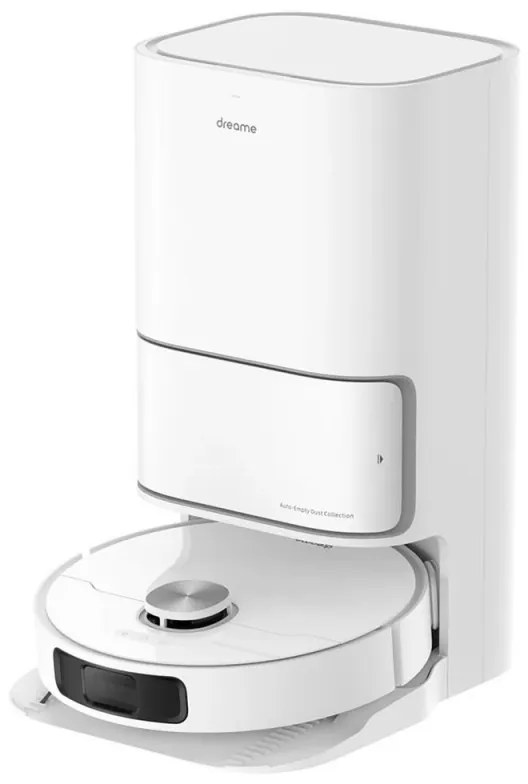Robot aspirator Dreame L10 Ultra, 5300 Pa, 5200 mAh, 75W, Pana la 200 m², Cartografiere 3D, Senzor LDS, Statie de incarcare, Autonomie pana la 210 min, Alb
