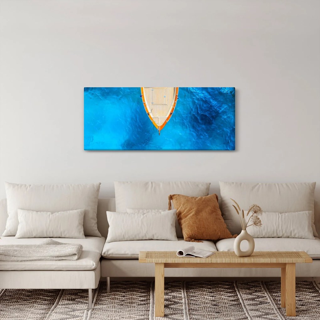 Tablou - Barca de vară (120x50 cm)