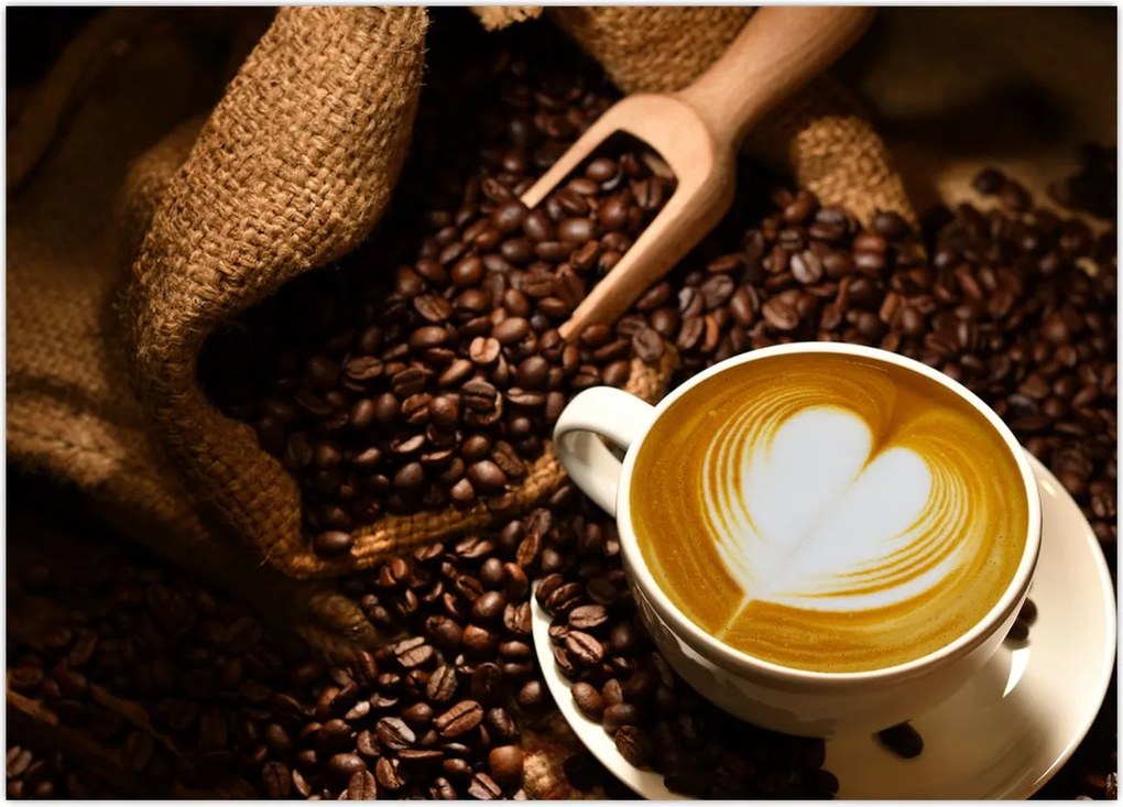 Tablou - O ceașcă de cafea (70x50 cm)