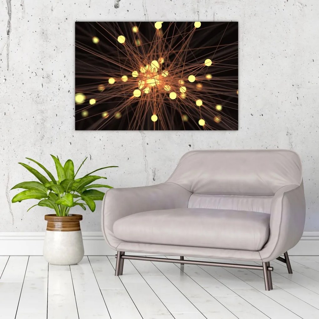 Tablou abstracției (90x60 cm)