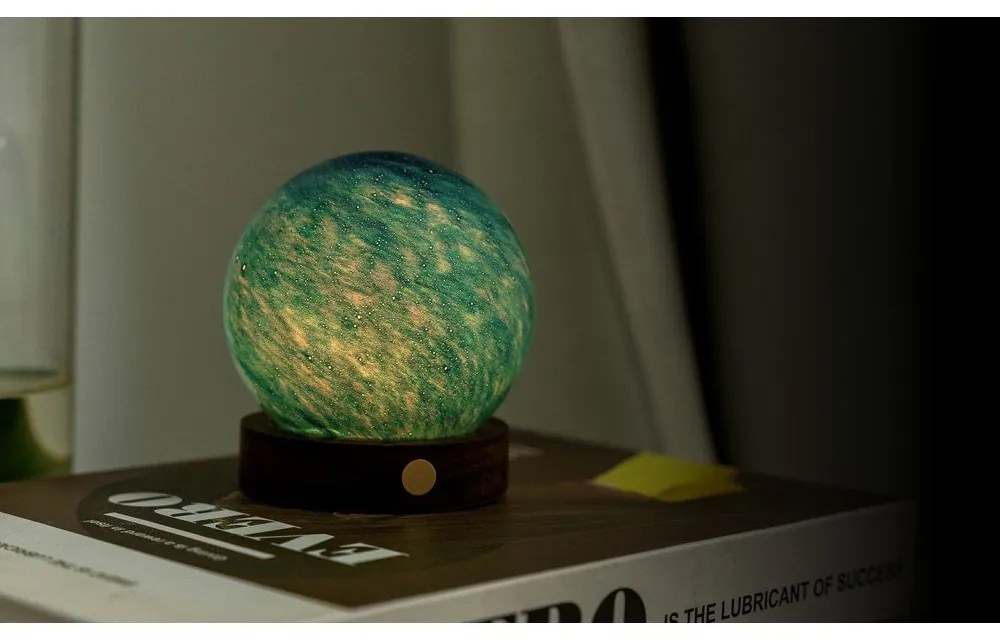 Decorațiune luminoasă în culoare naturală închisă cu USB ø 8 cm Galaxy Breeze – Gingko