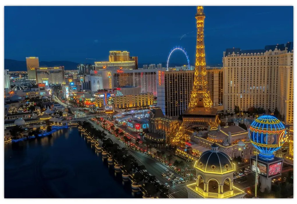Tablou - Las Vegas (90x60 cm)