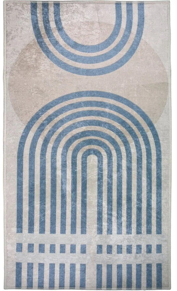 Covor albastru/gri 230x160 cm - Vitaus