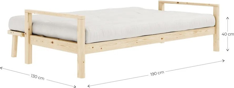 Canapea gri închis extensibilă 205 cm Knob – Karup Design