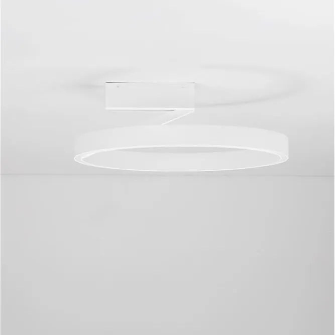 Plafoniera circulara aluminiu alb LED CCT ADALIZ 50cm