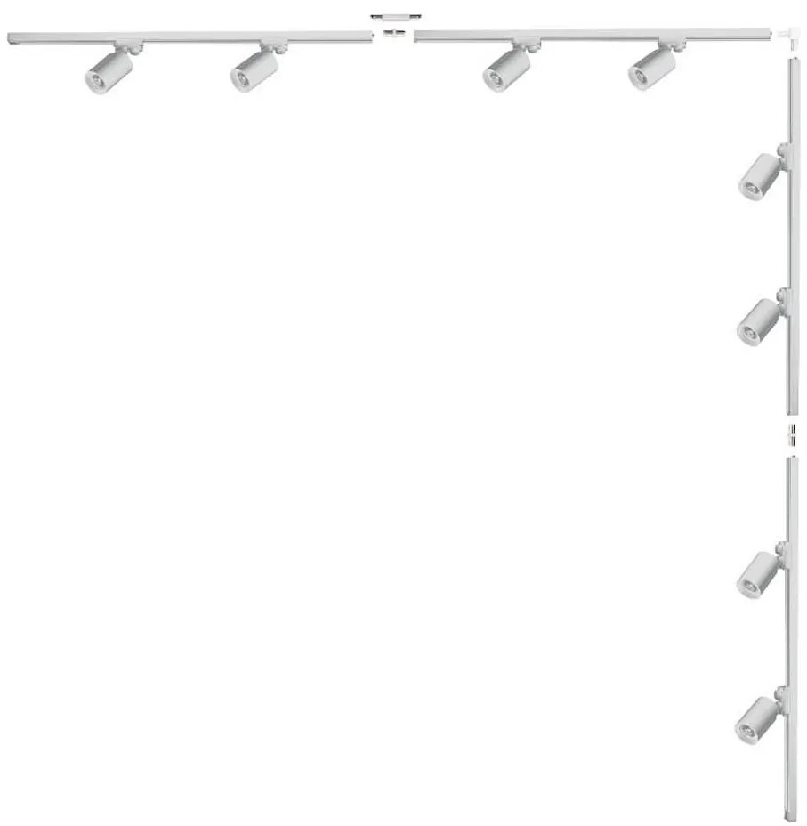 Zuma Line 3585 - Spot pe șină TORE, 8xGU10/35W/230V, alb