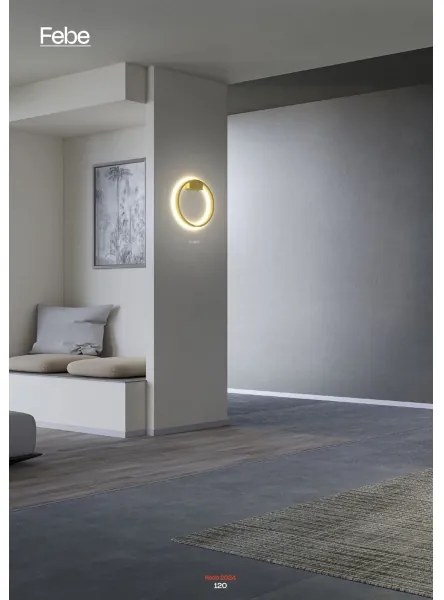 Aplică LED dimabilă Redo 01-2835 FEBE LED/24W/230V auriu