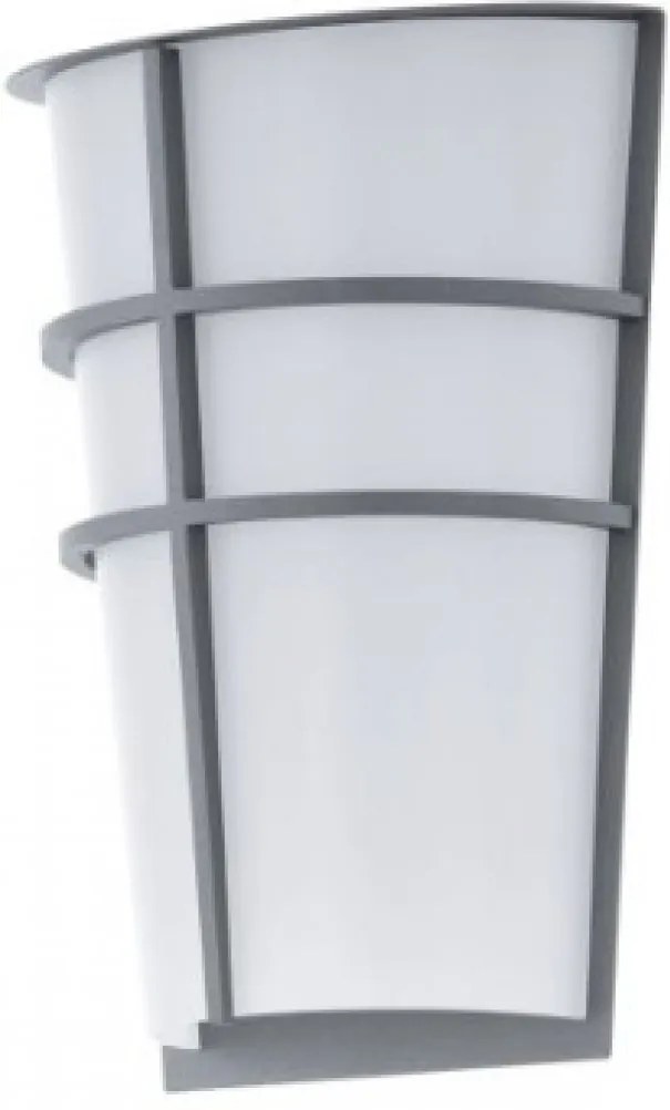 Aplica de exterior cu LED Eglo Modern Breganzo 2x2.5W 18x25x11.5cm otel silver 94137