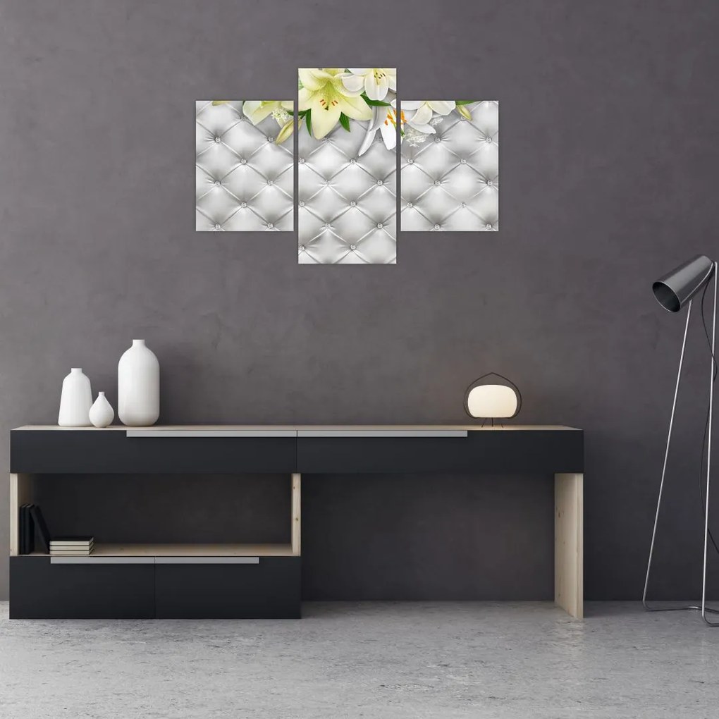 Tablou cu flori de crin (90x60 cm)