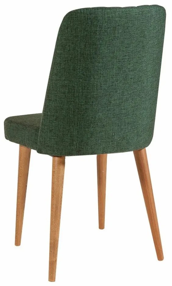 Scaun de sufragerie Stormi Green and Atlantic Pine