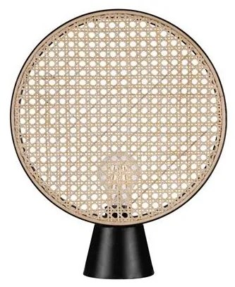 Veioza/Lampa de masa decorativa ratan natural, TIERRA D 30cm