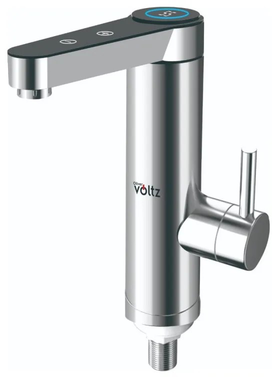 Robinet inalcalzire apa instant Oliver Voltz OV57100F, 3300 W, Blat, Control tactil, Afisaj, Inox